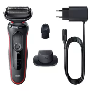 Braun Series 5 51-R1200S men's shaver Foil shaver Trimmer Black, Red