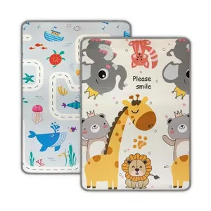 Игровой пенополиэтиленовый коврик milly mally, рулонный, «Море и Африка» — модель 4685