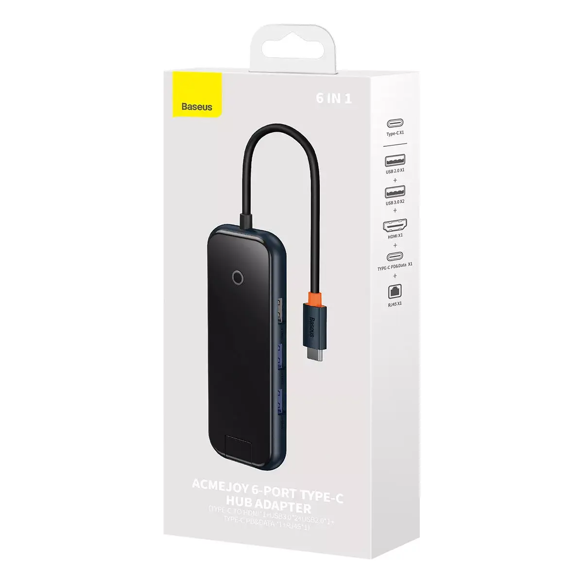 USB-C I/O Hub Baseus WKJZ010313 6‑in‑1 Photo 3