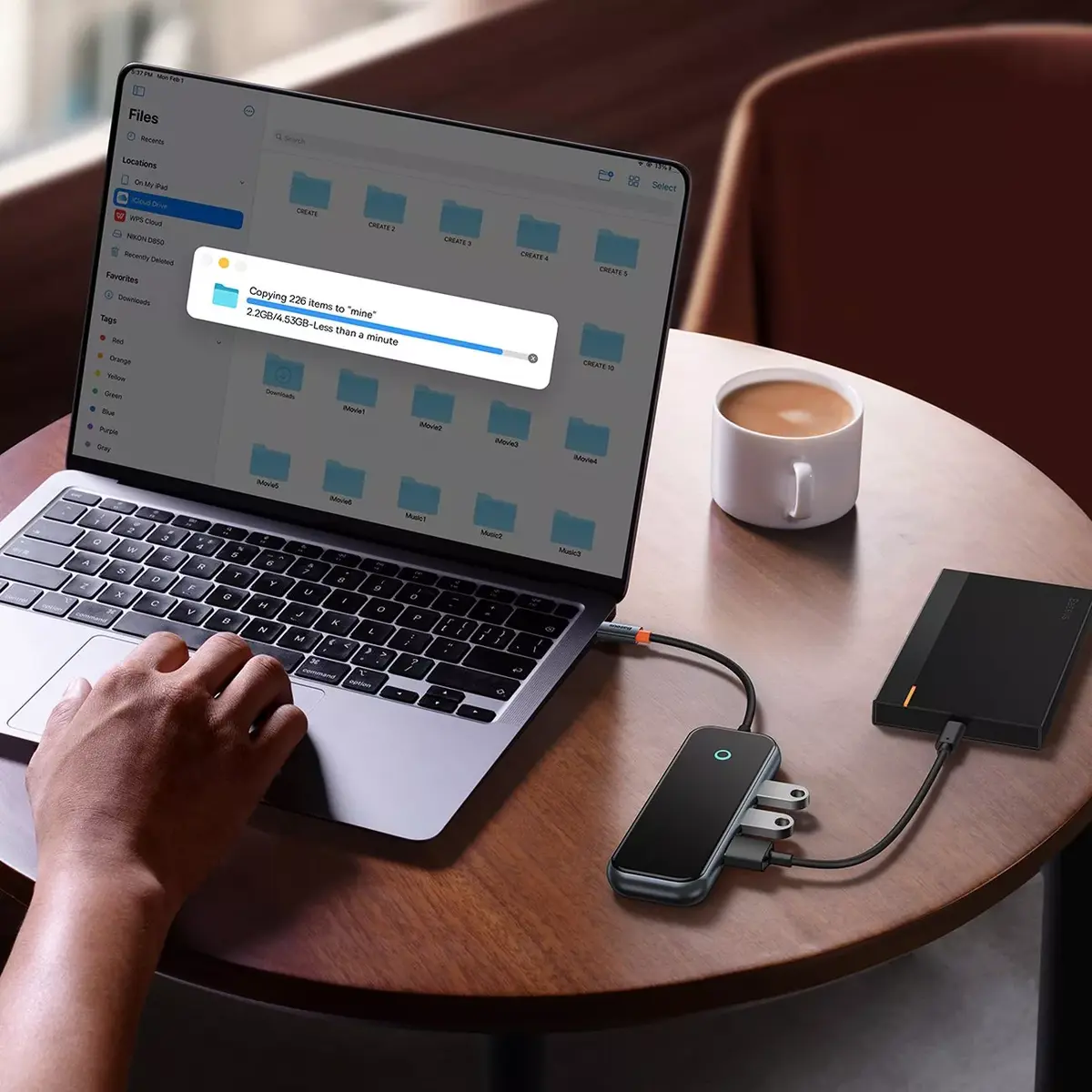 USB-C I/O Hub Baseus WKJZ010313 6‑in‑1 Photo 20