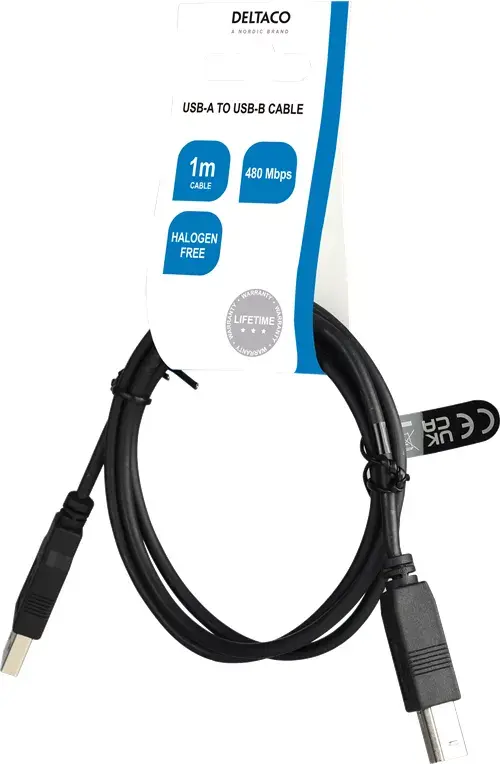USB kabelis Deltaco USB-210S-LSZH Photo 3