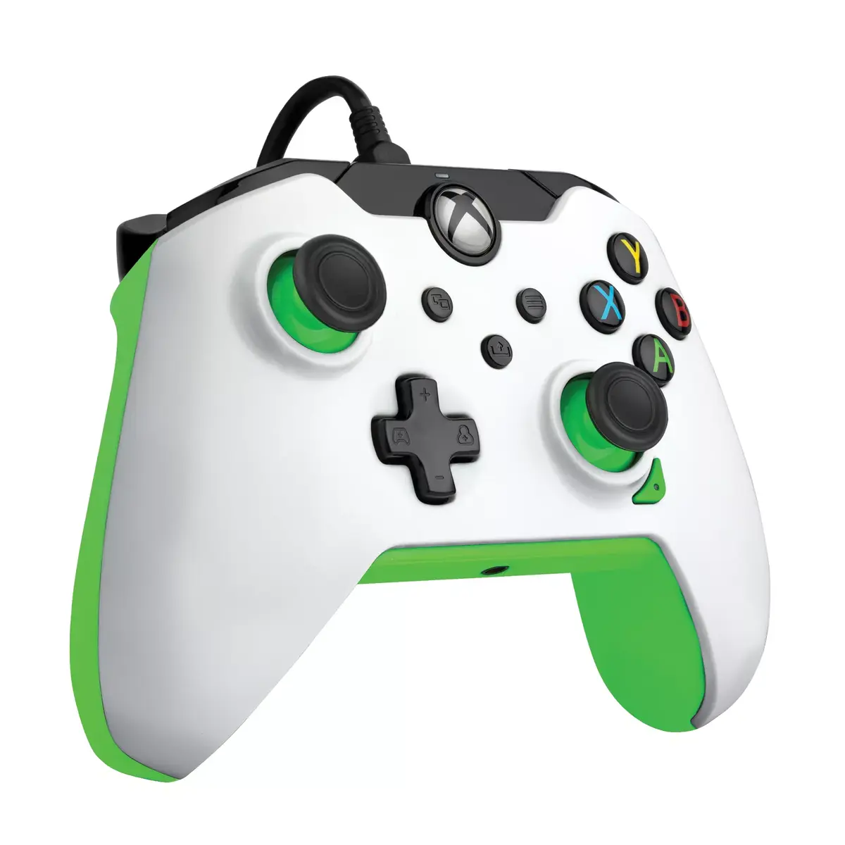 PDP Wired Controller Neon White — Gamepad for Xbox & Windows Photo 3