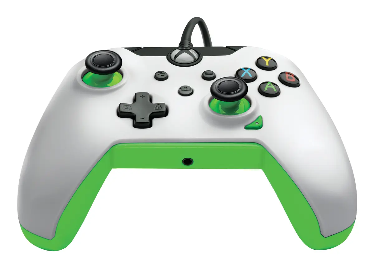 PDP Wired Controller Neon White for Xbox and PC Photo 2