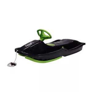 Санки Stiga Snowpower Черные Зеленые Пластик 450мм 1150мм 3.45кг
