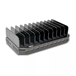 Зарядная станция Eaton Tripp Lite U280-010-ST-CEE на 10 портов USB с регулируемыми отсеками и мощностью 96 Вт