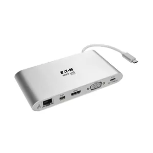 USB-C Dock Tripp Lite U442-DOCK1 Dual Display 4K HDMI VGA USB 3.2