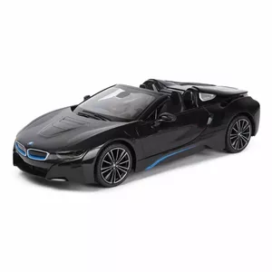 Radio vadāma Rastar BMW i8 Roadster 1:14 mērogā — proporcionālā stūrēšana un piedziņa, uzlādējama baterija