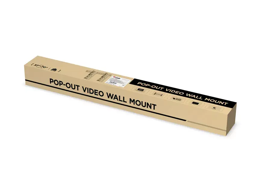 Video sienas stiprinājums Equip 37"-70" Pop-Out Photo 10