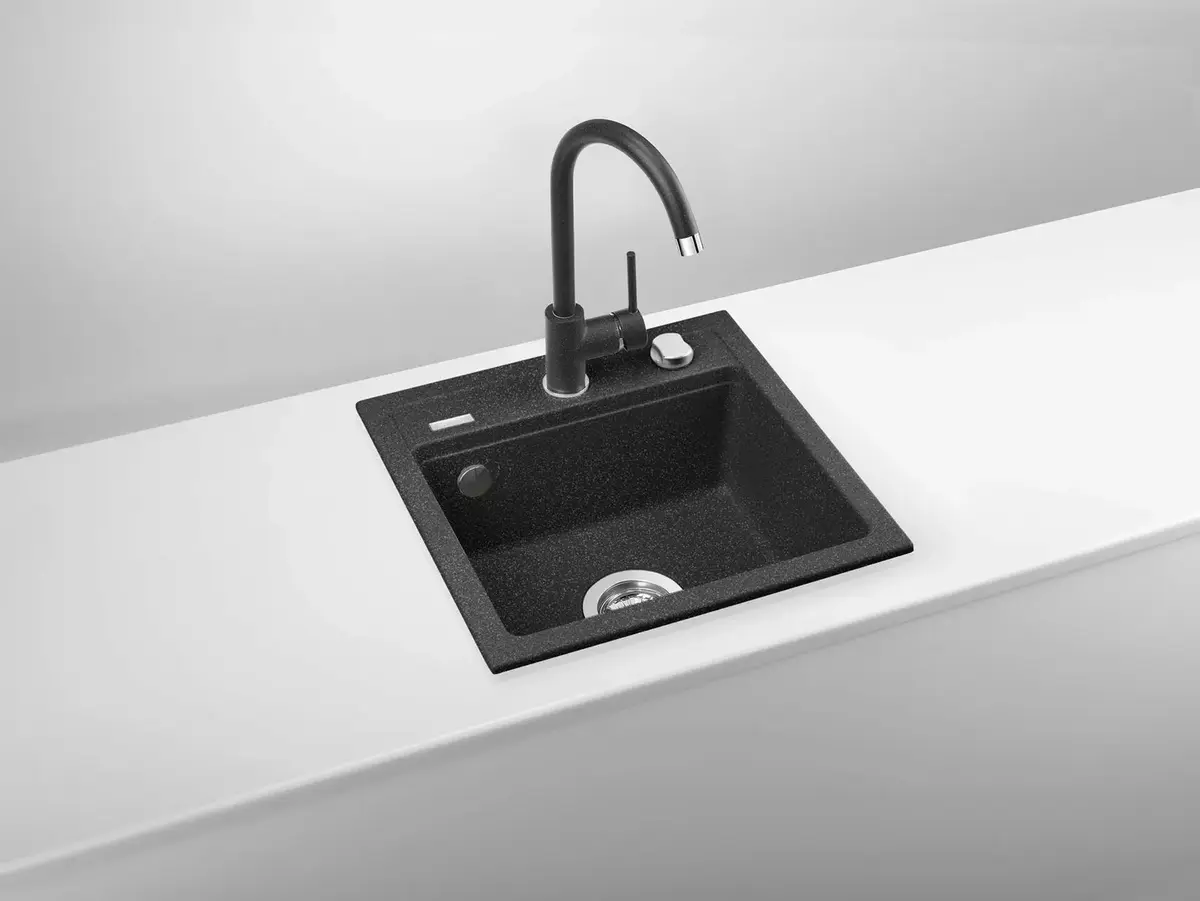 Granite sink deante ZQZA2103 1-bowl Photo 2