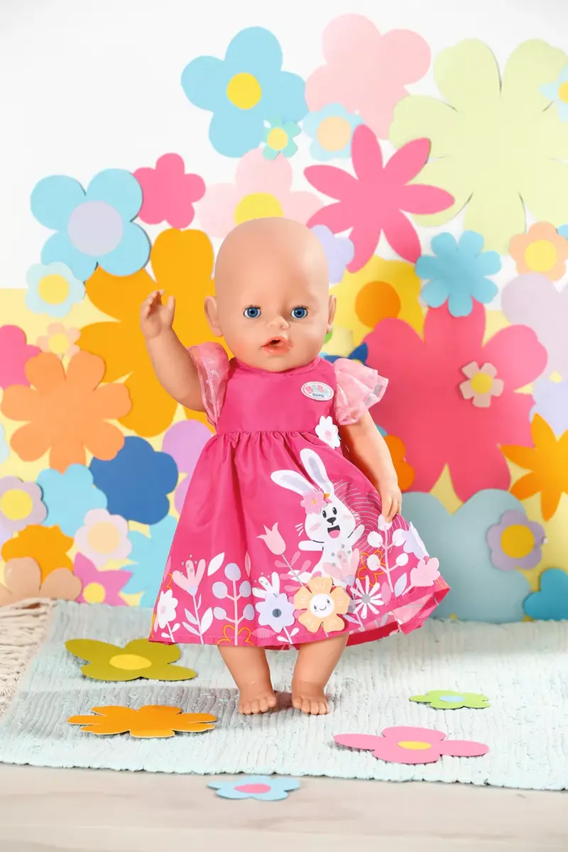 Lelle kleita BABY born Dress Flowers Photo 2