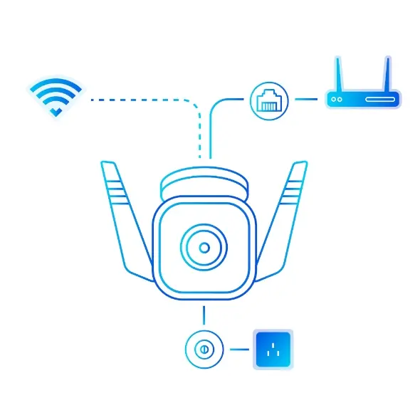 TP-Link Tapo TC65 Āra Wi-Fi drošības kamera Photo 3