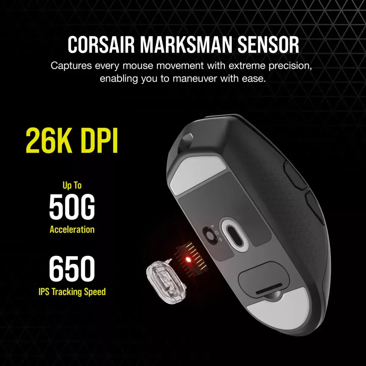 Peles paliktnis Corsair KATAR ELITE Wireless Photo 5