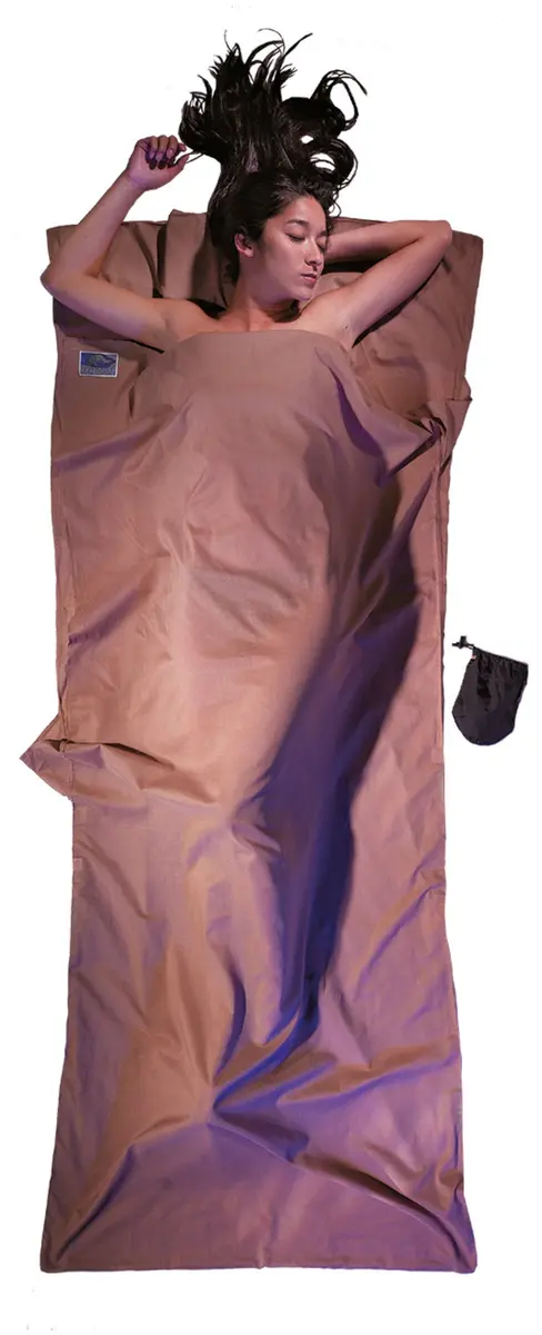 COCOON TravelSheet ECT25 Cotton Khaki Sleeping Bag Photo 2