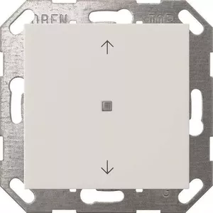 gira KNX push button rocker, 1-gang, pure white (model 517203)
