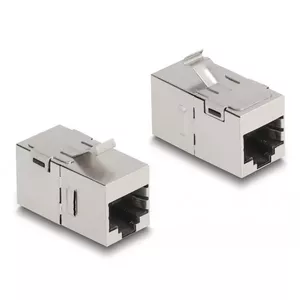 DeLOCK 87161 модуль Keystone Плоский Металлический RJ-45