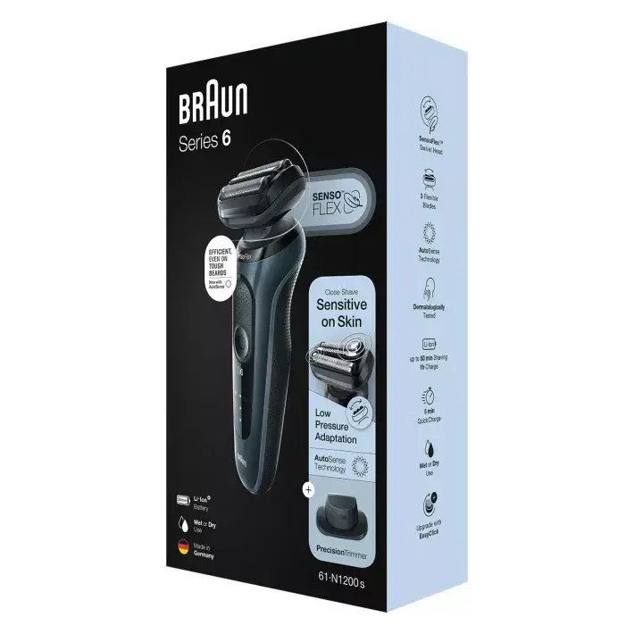 Folijas skuveklis Braun Series 6 61-N1200s Photo 2