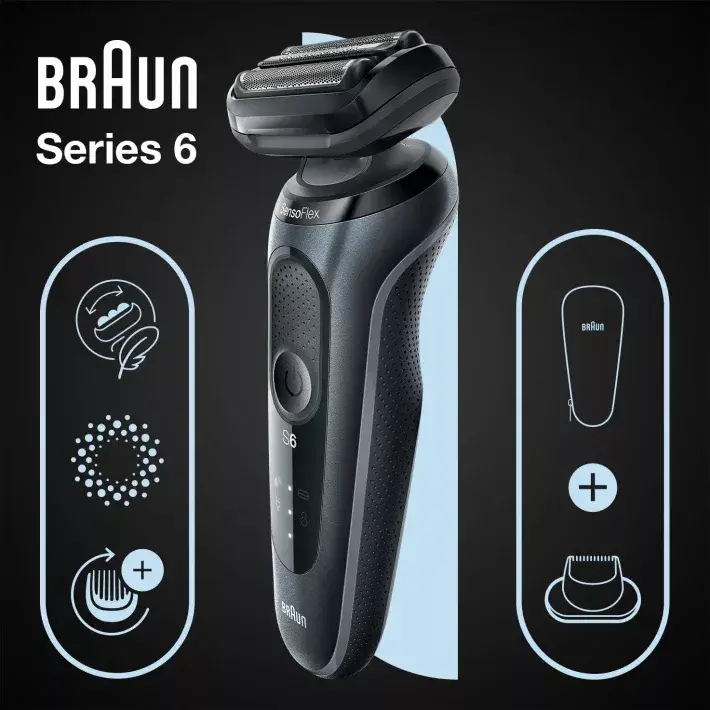 Folijas skuveklis Braun Series 6 61-N1200s Photo 4