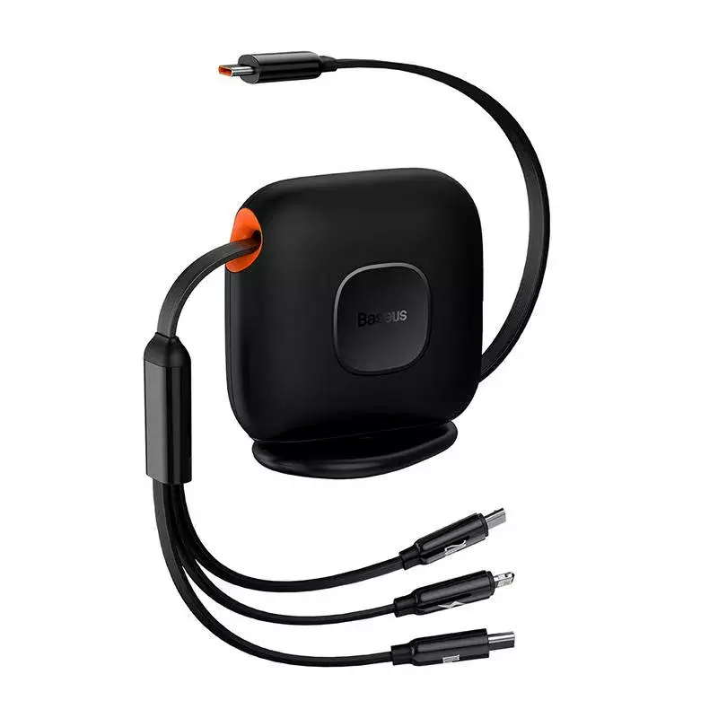 Baseus Traction 3-in-1 100W kabelis USB-C/Lightning/Micro-USB Photo 1