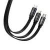 Baseus Traction 3-in-1 100W kabelis USB-C/Lightning/Micro-USB Photo 7