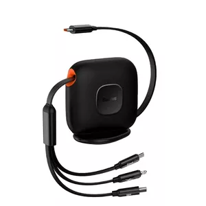 Кабель Baseus Traction 3-в-1 100 Вт USB-C/Lightning/Micro-USB Photo 1