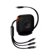 Baseus Traction 3-in-1 100W kabelis USB-C/Lightning/Micro-USB Photo 2