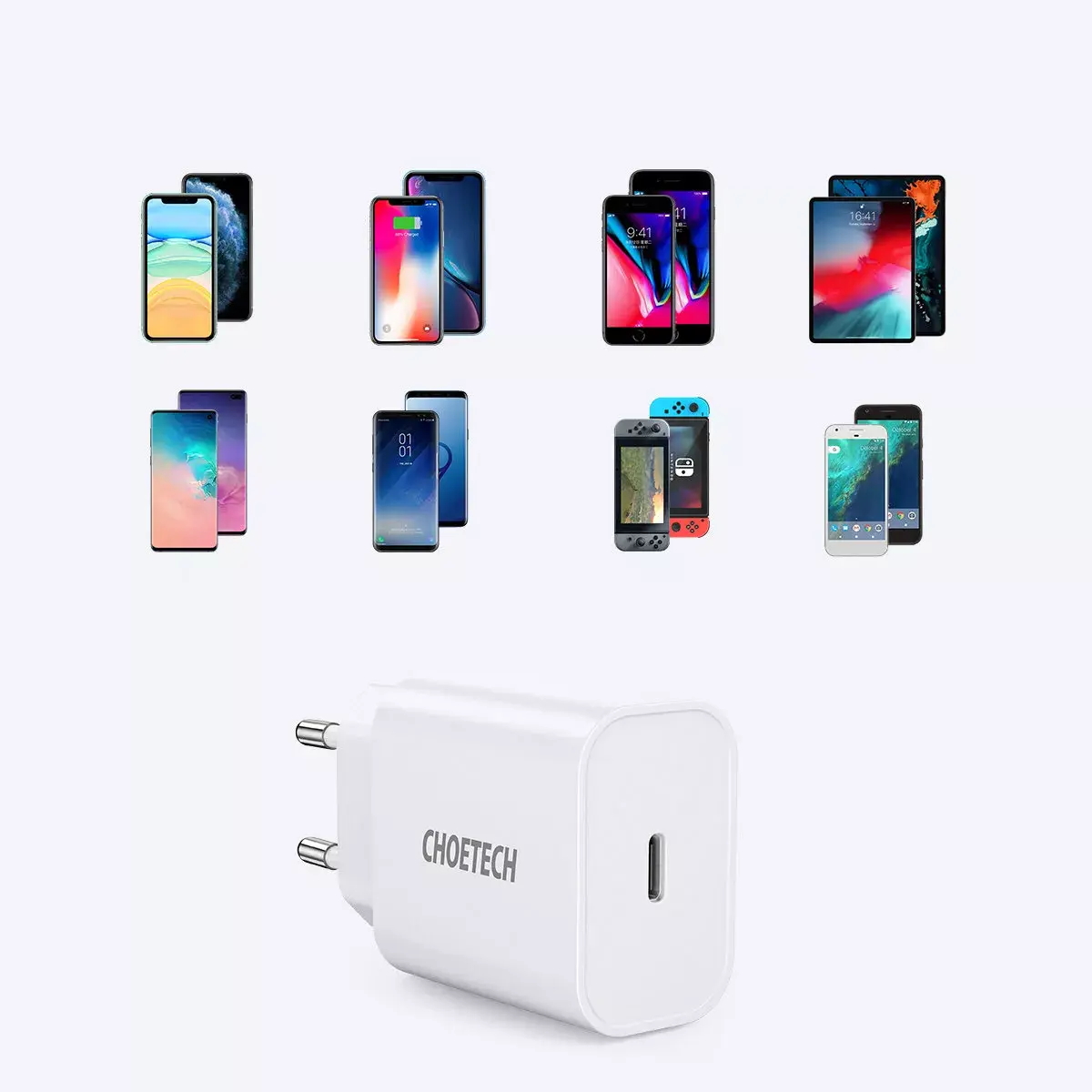 CHOETECH Q5004 V4 20W USB‑C PD зарядное Photo 6