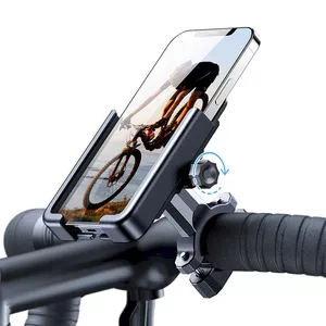 Handlebar Smartphone Mount Wozinsky WBHBK3 — metal, black, for bikes