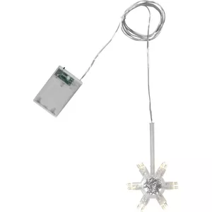 LED paper star string lights Star Trading Lighty 1.5 m 12 LED with timer