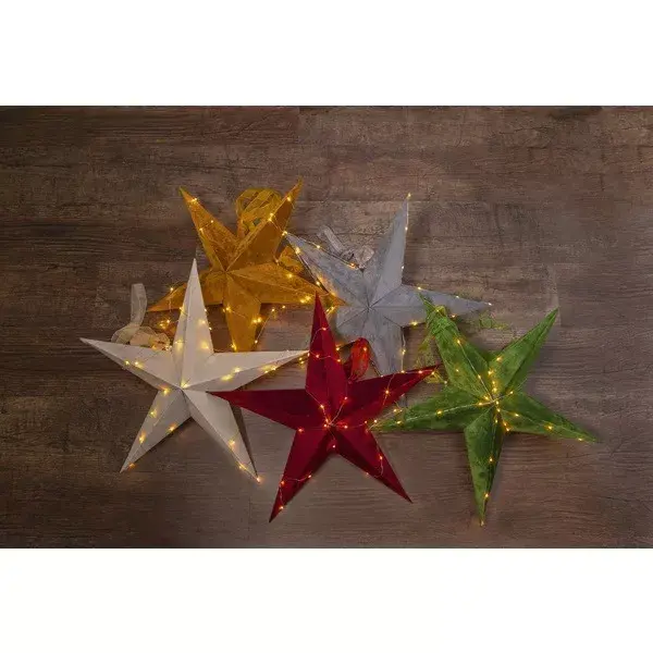 LED zvaigzne Star Trading Velvet 60 cm Photo 5