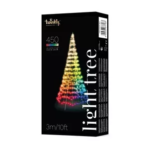 Twinkly  Viedā LED lampiņu egle Light Tree RGB+W, Gen II, 3m, 450LED, IP44, BT+WiFi