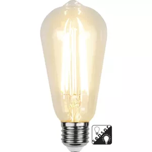 LED bulb Star Trading Sensor Clear E27 ST64 4.2W 2100K