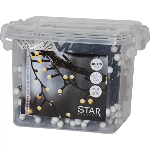 Gaismas dekoratīvā ķēde Star Trading Berry Mini Photo 9