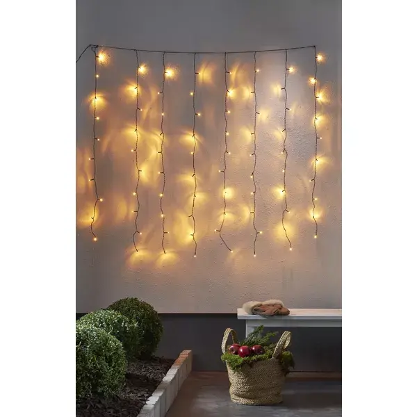 Gaismas dekorāciju virkne Star Trading LED Vorhang 80 Photo 2