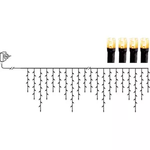 Āra LED girlanda Star Trading Icicle Golden 12×0.55 m, 480 LED