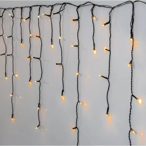 Āra LED girlanda Star Trading Icicle Golden 480 Photo 4
