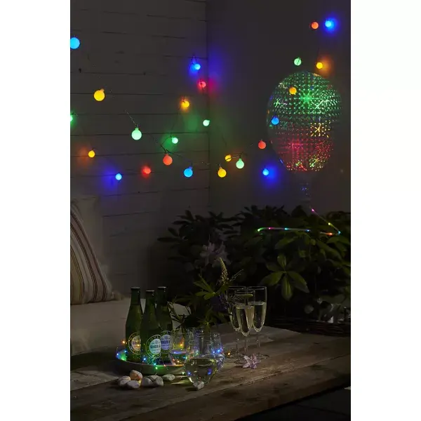 Gaismas dekoratīvā ķēde Star Trading Light Chain Berry Photo 2