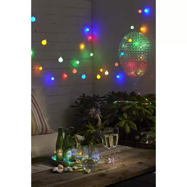 Gaismas dekoratīvā ķēde Star Trading Light Chain Berry Photo 4