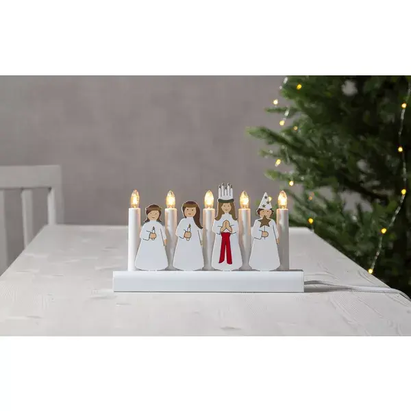 LED подсвечник Star Trading Julia Angels E10 28 см Photo 2