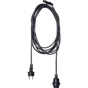Hanging light Star Trading Cord Set E27 Ute 2.5m IP44 – outdoor pendant cable with E27 socket, 2.5 m cord, IP44