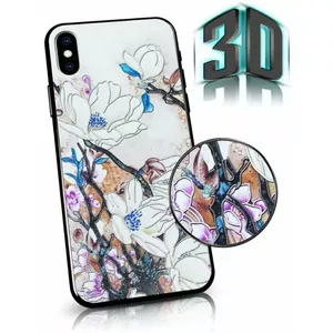 Protective 3D Back Case Mocco for Samsung Galaxy A53 5G — White Flowers