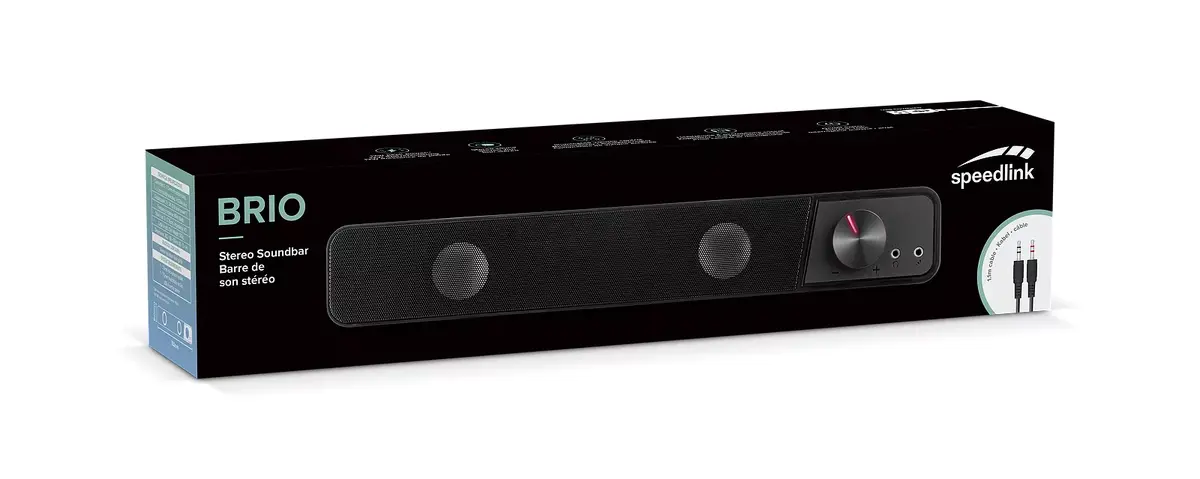 Колонка SPEEDLINK BRIO SL-810200-BK Photo 3