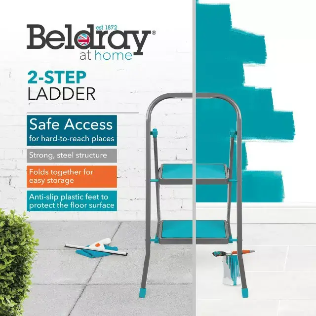 2-ступенчатая стремянка Beldray LA023957SPFEU7 Photo 9