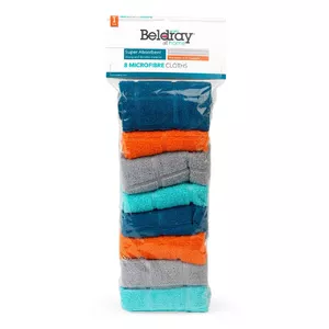 Microfibre Cloths Beldray LA066374FEU7 Super Absorbent pack of cloths