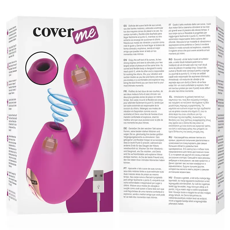 Вибратор COVERME Clitoral Suction & G-Spot Rush Photo 8
