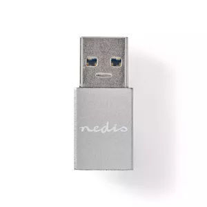 Nedis CCGB60925GY kabeļu spraudņu pāreja USB A USB C Pelēks