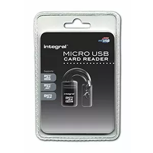 Flash Memory Integral 32GB Micro SD Mini USB Cardreader INCRMSDMINIUSB