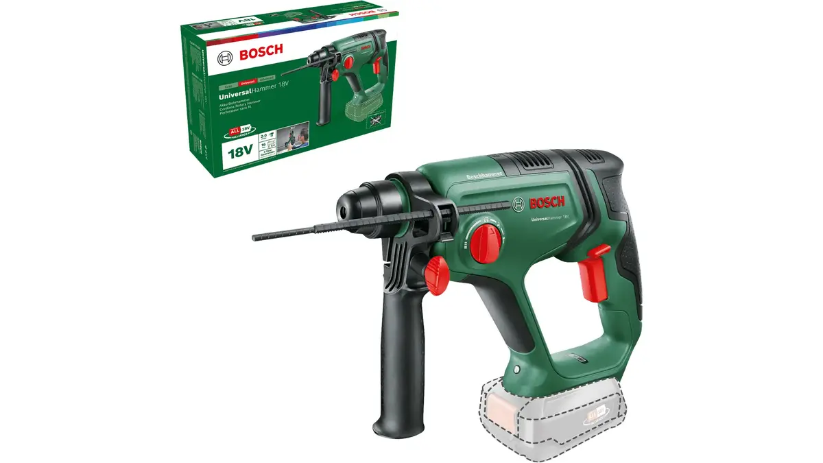Bosch UniversalHammer 18V akumulatora perforators Photo 3