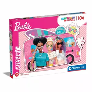 Пазл Clementoni Supercolor 27162 — 104 детали, тема Barbie, 485×335 мм