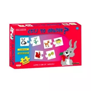 Educational Puzzle Abino Sellmar — 'Czyj to obiadek?' children's wooden jigsaw puzzle