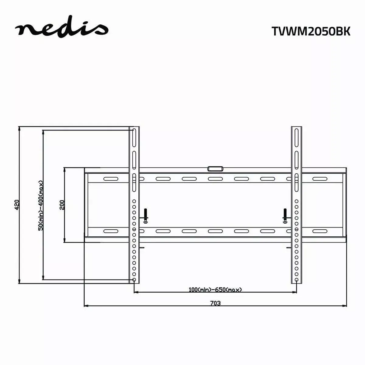 TV mount Nedis TVWM2050BK Photo 6